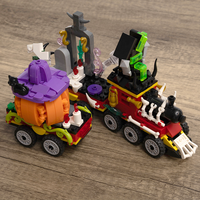 Block Tech Halloween Ghost Train Set