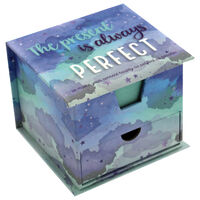 Present Is Perfect Memo Cube