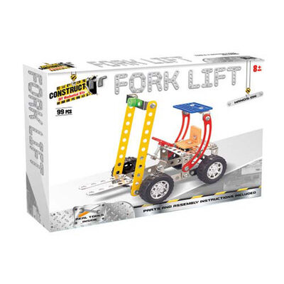 Metal Forklift Model Kit: 99 Pieces image number 1