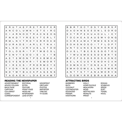 Extra Large Print Wordsearch image number 3