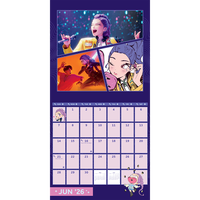 K Pop Demon Hunters Calendar 2026