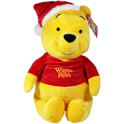 Giant Christmas Winnie the Pooh Plush Soft Toy image number 2