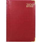A5 Red Gold 2020 Day a Page Diary image number 1