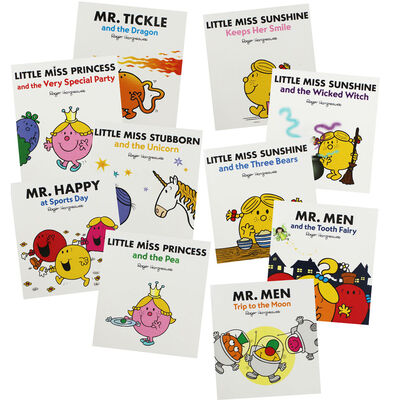 Little Miss and Mr Men: 10 Kids Picture Books Bundle image number 1