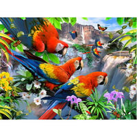 Flight of the Macaws 1000 Piece Jigsaw Puzzle
