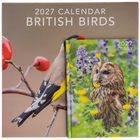 British Birds Square Calendar and A5 Diary Set 2027 image number 1