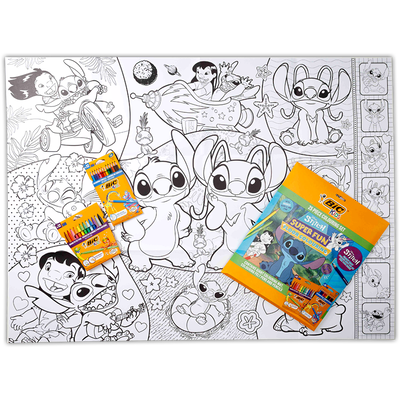 Disney Stitch: Super Fun Floor Colouring Set image number 3