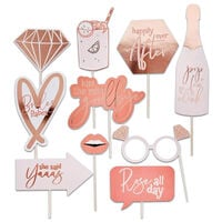 Hen Do Photo Booth Props: Pack of 10
