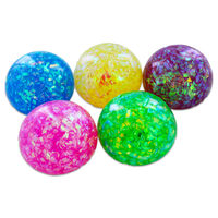 Jumbo Tinsel Squishy Ball: Assorted