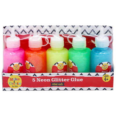 Glitter Glue Set: Pack of 5 image number 1