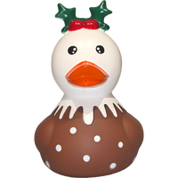 Festive Christmas Pudding Duck