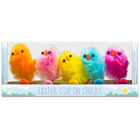 Easter Colourful Clip On Chicks: Pack of 5 image number 1