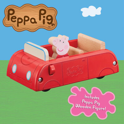 Peppa Pig Wooden Red Car image number 4