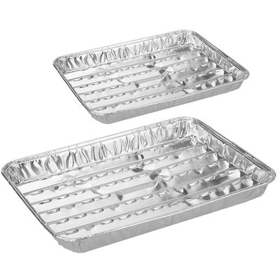 Aluminium BBQ Barbecue Foil Trays image number 2