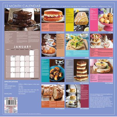 Afternoon Tea 2021 Calendar and Diary Set image number 2