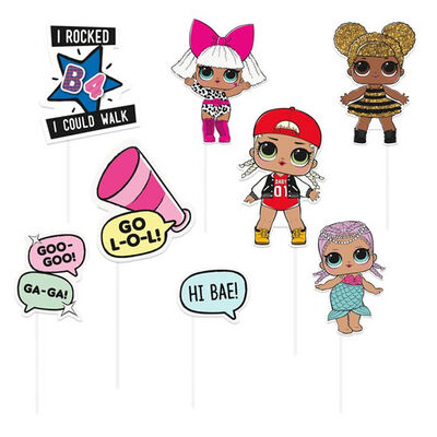 LOL Surprise Party Photo Props: Pack of 8 image number 2