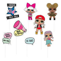 LOL Surprise Party Photo Props: Pack of 8