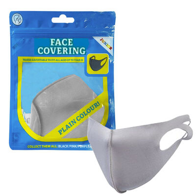 Junior Face Covering: Grey image number 1