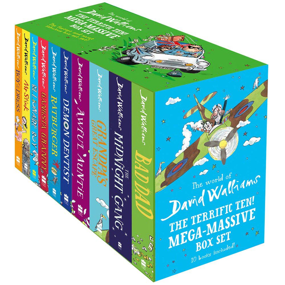 David Walliams The Terrific Ten: Mega-Massive Box Set By David