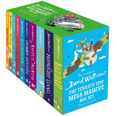 David Walliams The Terrific Ten: Mega-Massive Box Set image number 1