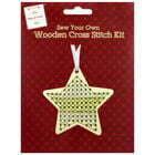 Sew Your Own Wooden Cross Stitch Kit: Star image number 1
