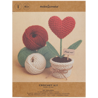 Make Your Own Heart Plant Crochet Kit