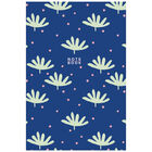 B5 Casebound Blue Leaf Notebook image number 1