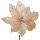 Large Gold Poinsettia image number 1