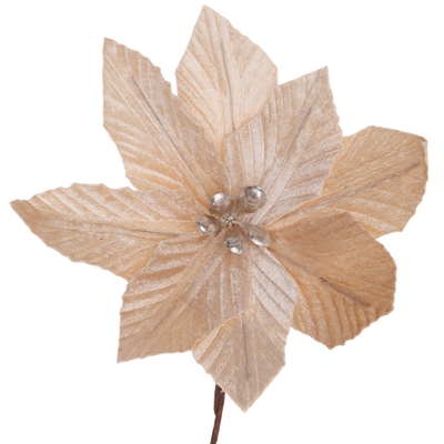 Large Gold Poinsettia image number 1