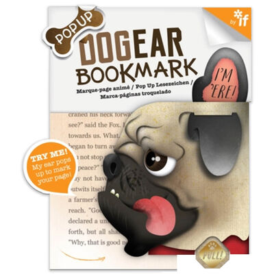 Dog Ear Bookmark: Doug The Pug image number 1