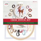 Cross Stitch Hoop Kit: Retro Deer image number 1