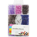 9 Section Mini Jewellery Beads - Assorted image number 1