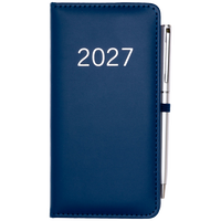 Slim Week to View Diary 2027 with Pen: Assorted
