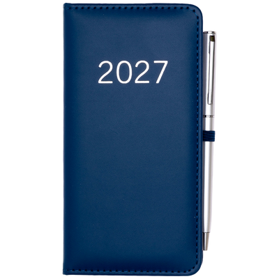 Slim Week to View Diary 2027 with Pen: Assorted image number 1