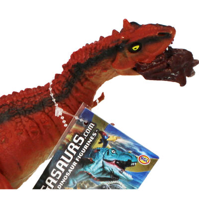 Red Tyrannosaurus Rex Dinosaur Figurine image number 2