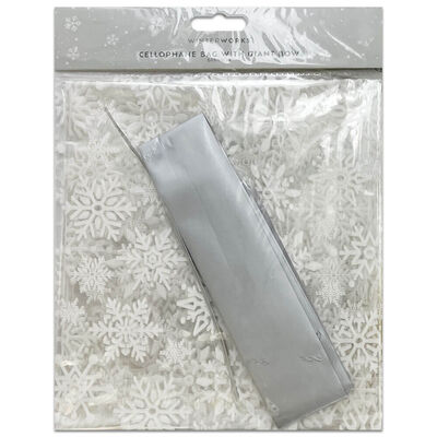 Christmas Cellophane Bag with Giant Bow: Assorted image number 1
