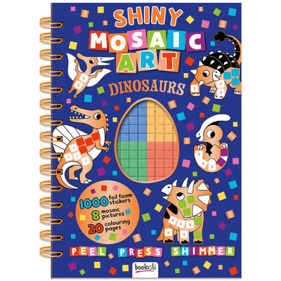 Shiny Mosaic Art: Dinosaurs image number 1