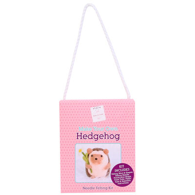 Make Your Own Hedgehog: Needle Felting Kit image number 1