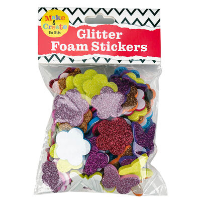 Glitter Foam Stickers image number 1