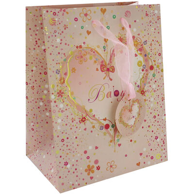 Pink Baby Small Gift Bag image number 1