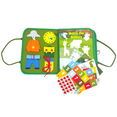 PlayWorks Felt Activity Busy Book: Green image number 3