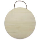 Hanging Circle Wooden Sign image number 1