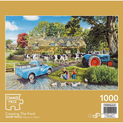 Crossing the Ford 1000 Piece Jigsaw Puzzle image number 3