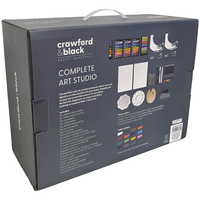 Crawford & Black Complete Art Studio: 106 Piece Set