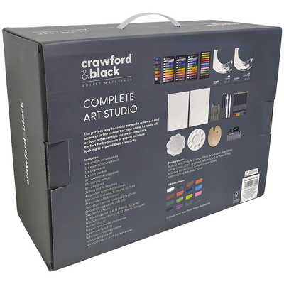 Crawford & Black Complete Art Studio: 106 Piece Set image number 2
