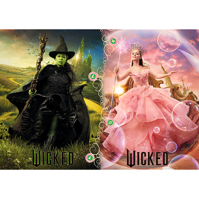 Wicked Elphaba & Glinda 1000 Piece Jigsaw Puzzle image number 2