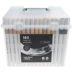 Crawford & Black Twin-Tip Markers in Carry Case: Pack of 180 image number 1