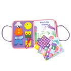 PlayWorks Felt Activity Busy Book: Pink image number 3