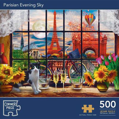 Parisian Evening Sky 500 Piece Jigsaw Puzzle image number 1