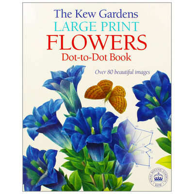 The Kew Gardens - Large Print Flowers Dot-to-Dot Book image number 1